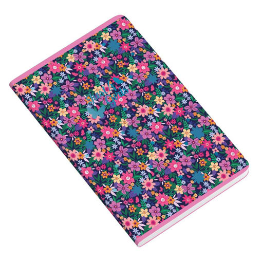 Picture of JUST4GIRLS PINK FLOWERS A4 EXCERISE BOOK 48 SHEETS